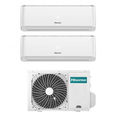 Climatizzatore Hisense Energy Pro dual split 9000+12000 btu con Wifi inverter 2AMW42U4RGC in R32 A++
