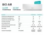 Climatizzatore Bio Air Hisense trial split 9000+9000+9000 btu inverter con wifi 3AMW52U4RJA in A++