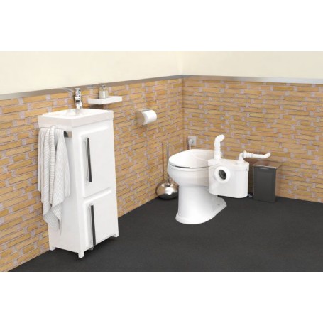 Trituratore WC e lavabo Sanitrit Sanitop UP SPSUP silenzioso da 400 W