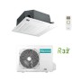 Climatizzatore Hisense serie turbo cassetta round flow R32 24000 btu ACT71UR4RJC8 inverter in A++