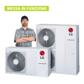 Prima accensione per pompa di calore LG Therma V con garanzia 36 mesi