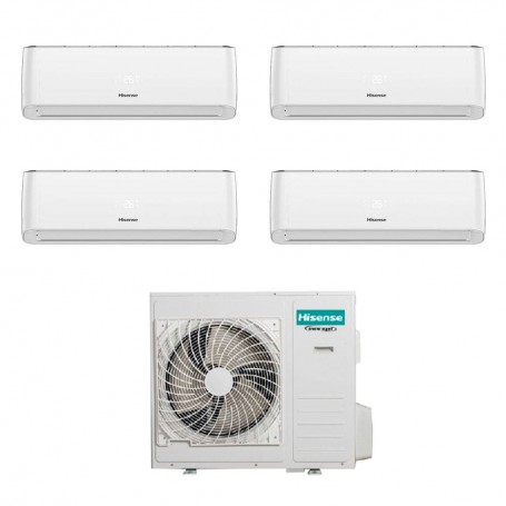 Climatizzatore Energy Pro Hisense quadri split 9000+9000+9000+12000 btu inverter con wifi 4AMW81U4RAA in A++ in R32