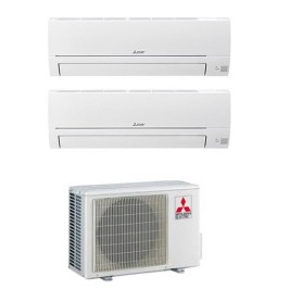 Climatizzatore Mitsubishi BT dual split 9000+12000 btu con inverter in R32 WI-FI incluso in A+++ MXZ-2F42VF