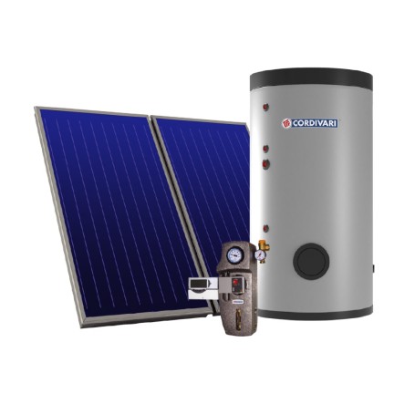 Sistema solare termico Cordivari EcoBasic da 300 litri a circolazione forzata