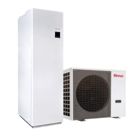 Pompa di calore splittata Rinnai Shimanto Split 10 kW e accumulo 250 litri in classe A++