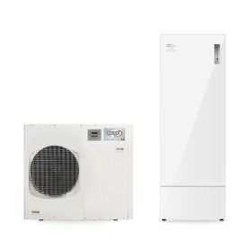 Sistema a pompa di calore Argo iM 11 kW trifase con inverter e accumulo ACS Emix tank 300 litri