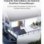 ECOFLOW Impianto fotovoltaico da balcone PowerStream microinverter grid tie pannelli solari rigidi 400W×2 Wi-fi