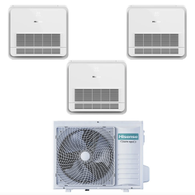 Condizionatore con inverter trial split Console Hisense AKT26 9000+9000+9000 Btu R32 in A++
