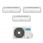 Climatizzatore Hisense Silentium Pro trial split da 9000+9000+12000 btu inverter con Wifi 3AMW62U4RJC in R32 A++