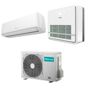 Condizionatore con inverter dual split Console Hisense Hi Comfort e AKT35 9000+12000 Btu R32 in A++ 2AMW52U4RXC