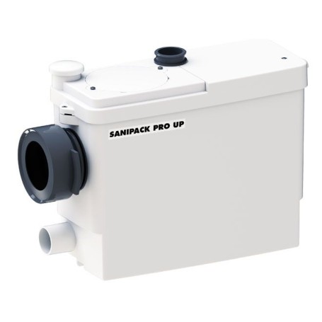 Trituratore da incasso per WC sospeso Sanitrit Sanipack PRO UP SKUP lavabo, bidet o doccia da 400 W