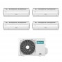 Climatizzatore Hisense Silentium Pro quadri split da 9000+9000+9000+12000 btu inverter con Wifi 4AMW105U4RAA in R32 A++