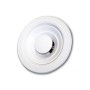 Diffusore circolare multicono Tecnosystemi regolabile in plastica ABS bianca a fissaggio rapido 150 dim.