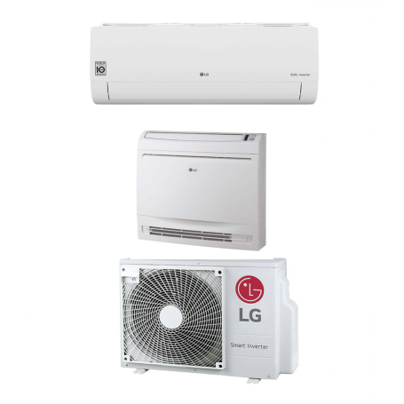 Climatizzatore LG dualsplit inverter console Libero smart 12000 + 12000 btu in R32 MU2R17 A++