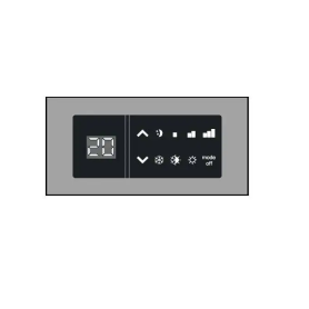 Innova Comando ventilconvettore E2T543II a Bordo Macchina 4 Velocità Fisse Con Termostato