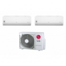 Climatizzatore LG Libero Smart wifi dual split 7000+9000 btu inverter con R32 MU2R15 in A+++