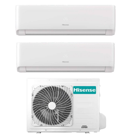 Climatizzatore Inverter Hisense Ecosense Wi-fi Dual Split 12000+12000 Btu 2AMW52U4RXC R-32 A++