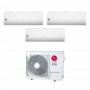 Climatizzatore LG Libero Smart wifi trial split 9000+9000+12000 btu inverter con R32 MU3R19 A+++