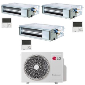 Climatizzatore canalizzato con inverter LG trial split 9000+9000+12000 btu A+++ MU3R21 in R32