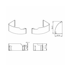Innova Piedini per Ventilconvettore copertura tubi da pavimento