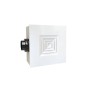 Tecnosystemi DQBP diffusore per condizionatore quadrato 4 vie in alluminio verniciato bianco con serranda e plenum ribassato