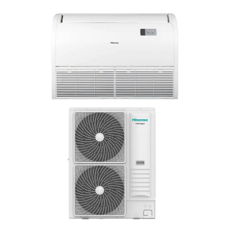Condizionatore pavimento soffitto 42000 btu Hisense Inverter Trifase in R-32 Serie Turbo AUV125UR4