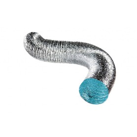 Tecnosystemi Tubo canalizzato per condizionatore flessibile in alluminio semplice con trattamento antibatterico interno