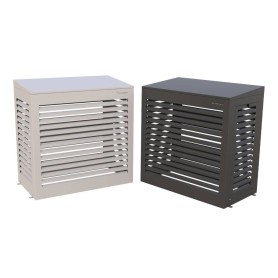 Tecnosystemi TS-COVER BOX protezione estetica ad isola per unità esterna con tetto inclinato 5°