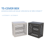 Tecnosystemi TS-COVER BOX protezione estetica ad isola per unità esterna con tetto inclinato 5°
