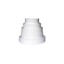 Tecnosystemi riduzione Ø 80 - 100 - 120 - 125 - 150 in PVC per l'aspirazione e la ventilazione in plastica PVC