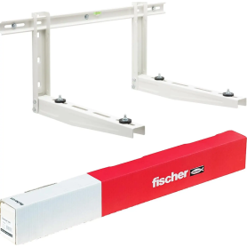 Staffa per condizionatori regolabile con mensola Fischer Klima Klick 465