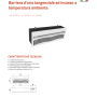 Barriera d'aria Tecnosystemi tangenziale ad incasso a temperatura ambiente