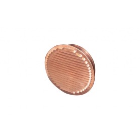 Tecnosystemi Griglia tonda in rame da incasso con rete