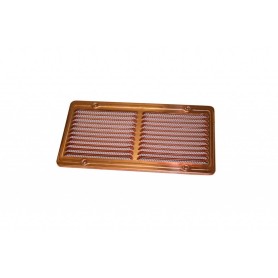 Tecnosystemi Griglia quadrata / rettangolare in rame da appoggio con rete