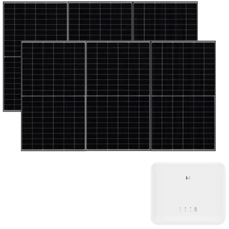 Impianto Kit fotovoltaico Solplanet con Inverter da 3 kw e 8 Pannelli fotovoltaici Ja Solar