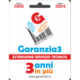 Estensione garanzia 3 anni GR3V 500 a domicilio