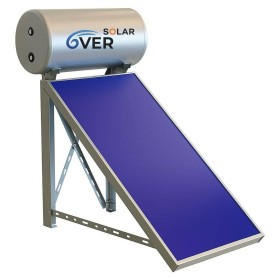 Pannello solare termico Over Solar 200 lt circolazione naturale da 2.28 mq per Tetto Piano e a Falde