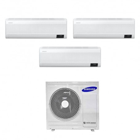 Climatizzatore Samsung WindFree Avant wifi trial split 7000+7000+12000 btu inverter A+++ in R32 AJ052TXJ3KG