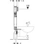 Geberit Combifix modulo per vaso sospeso con cassetta di scarico da incasso Sigma 8 cm 110790001