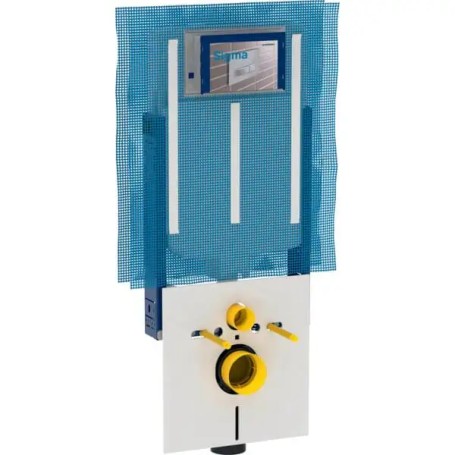 Geberit Combifix modulo per vaso sospeso con cassetta di scarico da incasso Sigma 8 cm 110790001