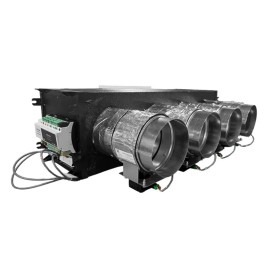 Kit Plenum Aircontrol 4 zone in pal con serrande motorizzate wifi, centralina e interfaccia