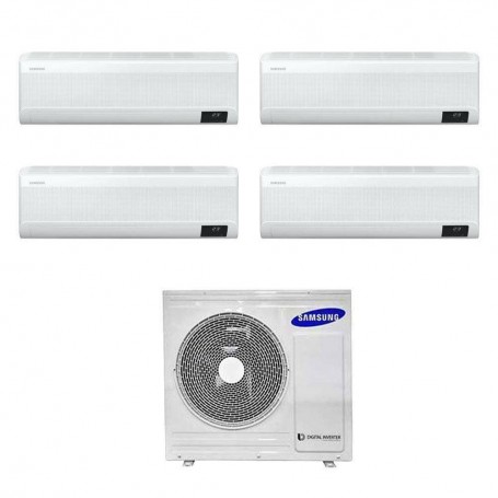 Climatizzatore Samsung WindFree Avant wifi quadri split 7000+7000+7000+9000 btu inverter A++ in R32 AJ080TXJ4KG