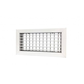 Bocchetta di mandata in alluminio verniciato bianco impianti condizionamento Tecnosystemi Group