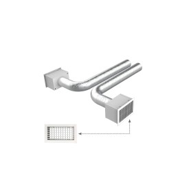 KIT RAPID di completamento per PROAIR PACK 2 zone con attacchi Ø 150 Tecnosystemi