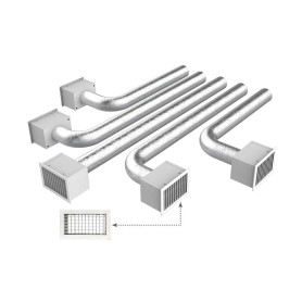 KIT RAPID di completamento per PROAIR PACK 5 zone con attacchi Ø 150 Tecnosystemi