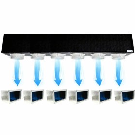 Plenum canalizzato in poliuretano espanso a 6 zone completo di plenum bocchetta