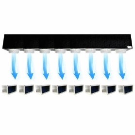 Plenum canalizzato in poliuretano espanso a 8 zone completo di plenum bocchetta