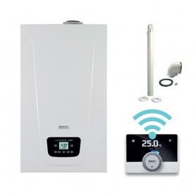 Caldaia a condensazione Baxi Compact Duo-Tec E 24 KW ErP a metano o gpl + baxi Mago