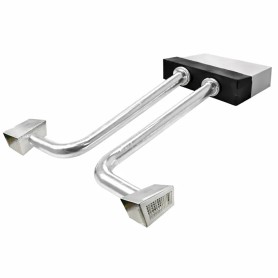 Kit Completo Plenum Coibentato a 2 Zone Per Condizionatore Canalizzato