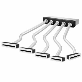 Kit Plenum Coibentato a 5 Zone per Condizionatore Canalizzato completo di Plenum Feritoia a scomparsa